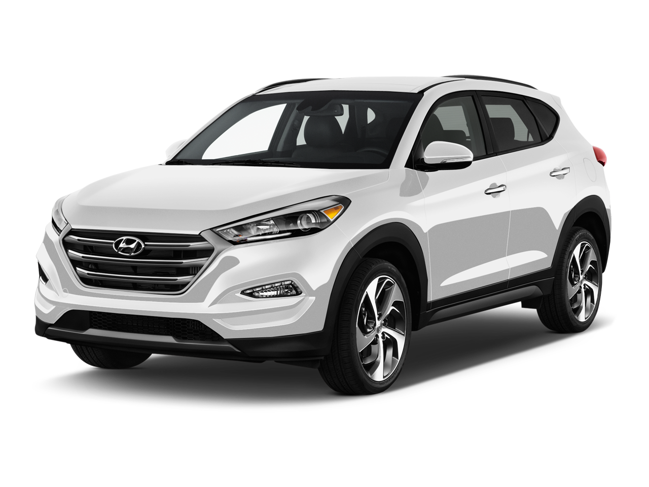 Hyundai Tucson белый с антенной